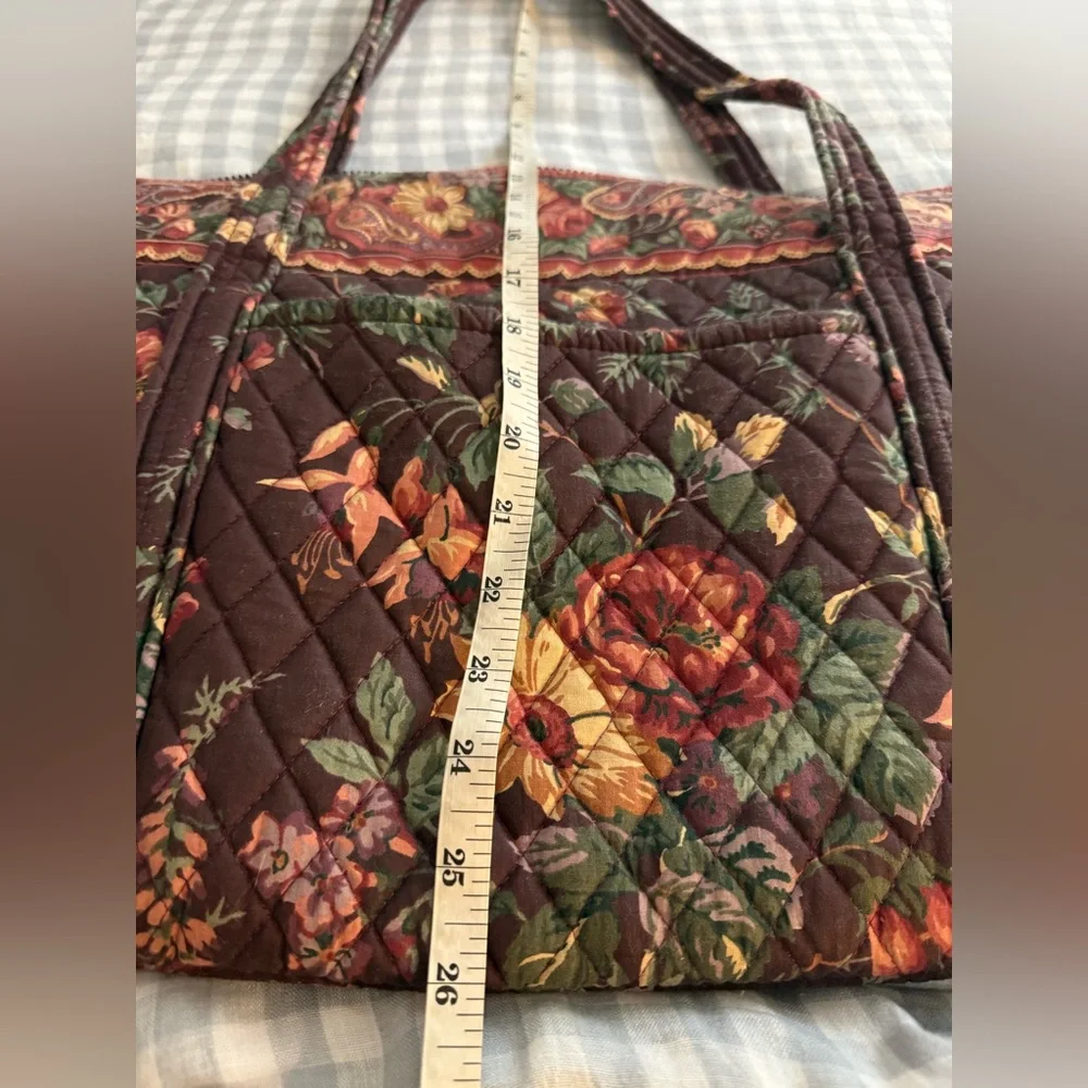 1993 Vintage Vera Bradley LARGE tote in pattern “Wildwood” Rare - Picture 12 of 14